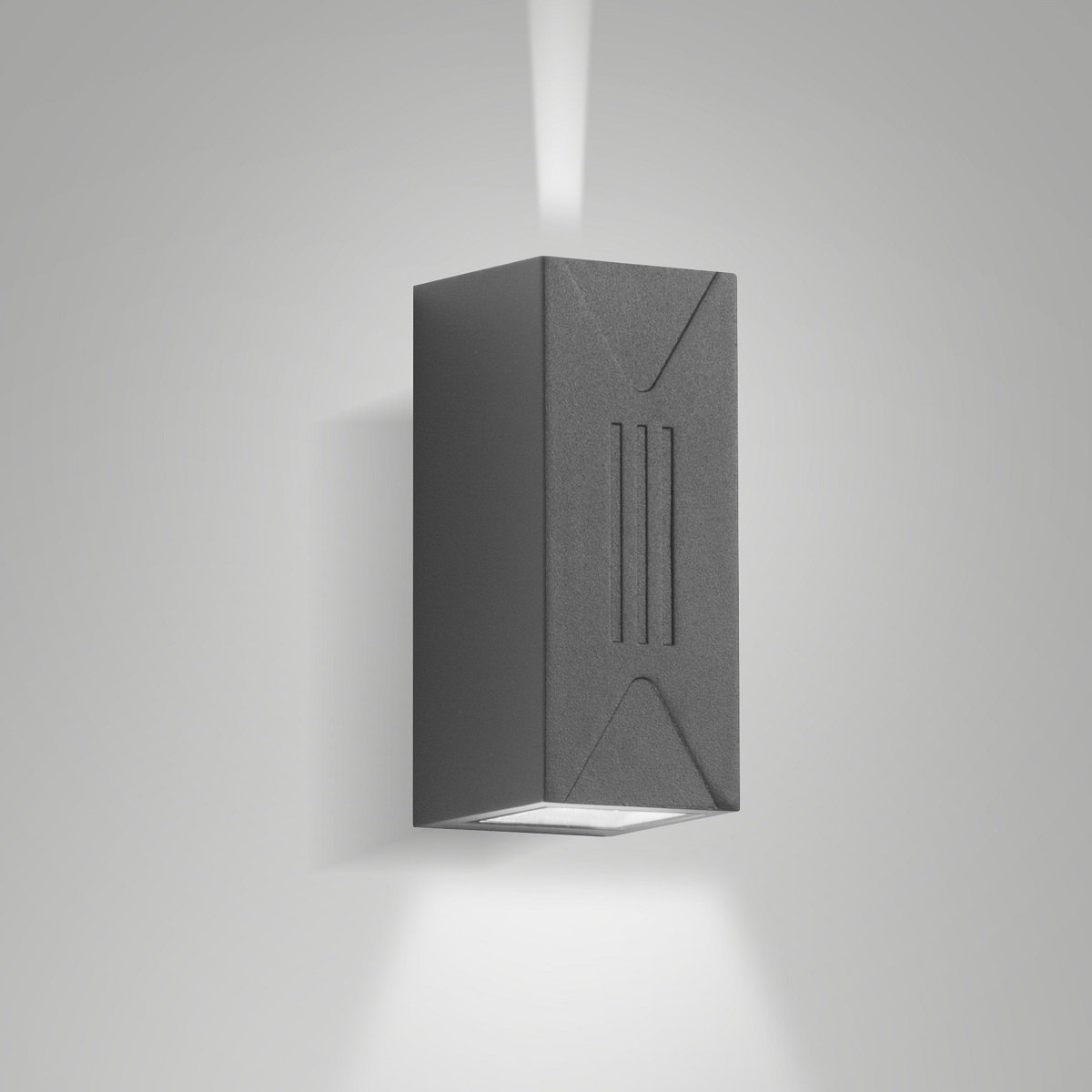 Fabas Luce 6561-22-094 LED Wandleuchte Luly dunkelgrau IP65 Abstrahlwinkel klein gro�