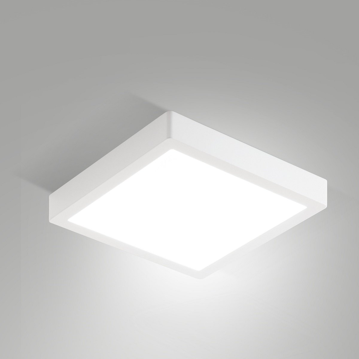 Fabas Luce 6577-64-254 LED Deckenleuchte Gian quadratisch 24x24cm wei� 3000K IP54