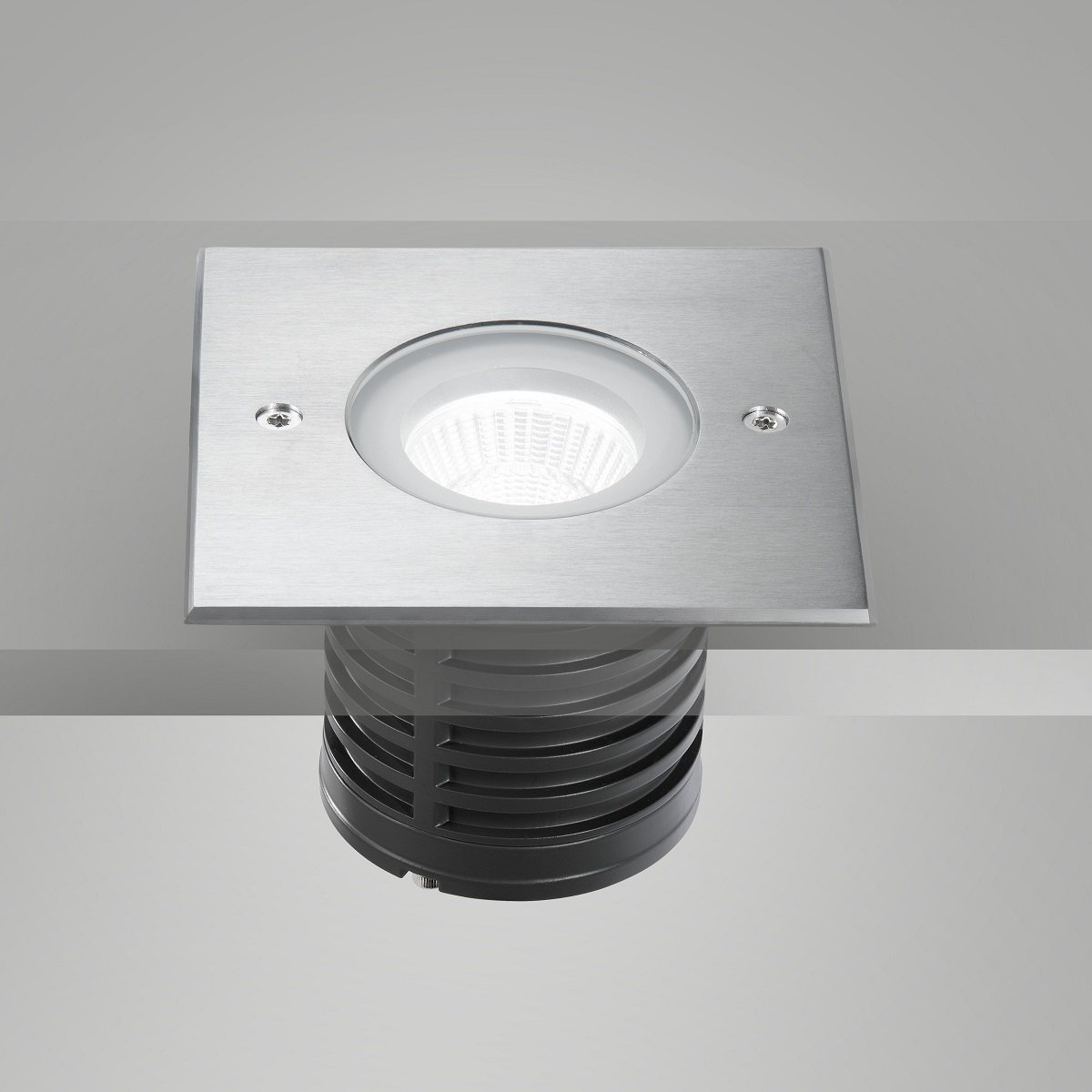 Fabas Luce 6908-02-414 LED Bodeneinbauleuchte Wako 2 eckig 116mm edelstahl IP67