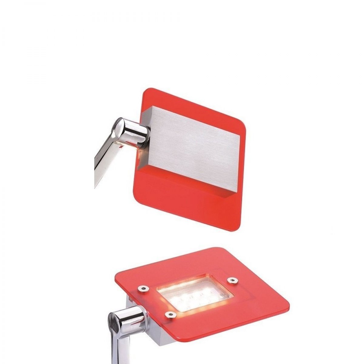 Fischer m6 LED 7 No. 32170 Acrylblende rot satiniert