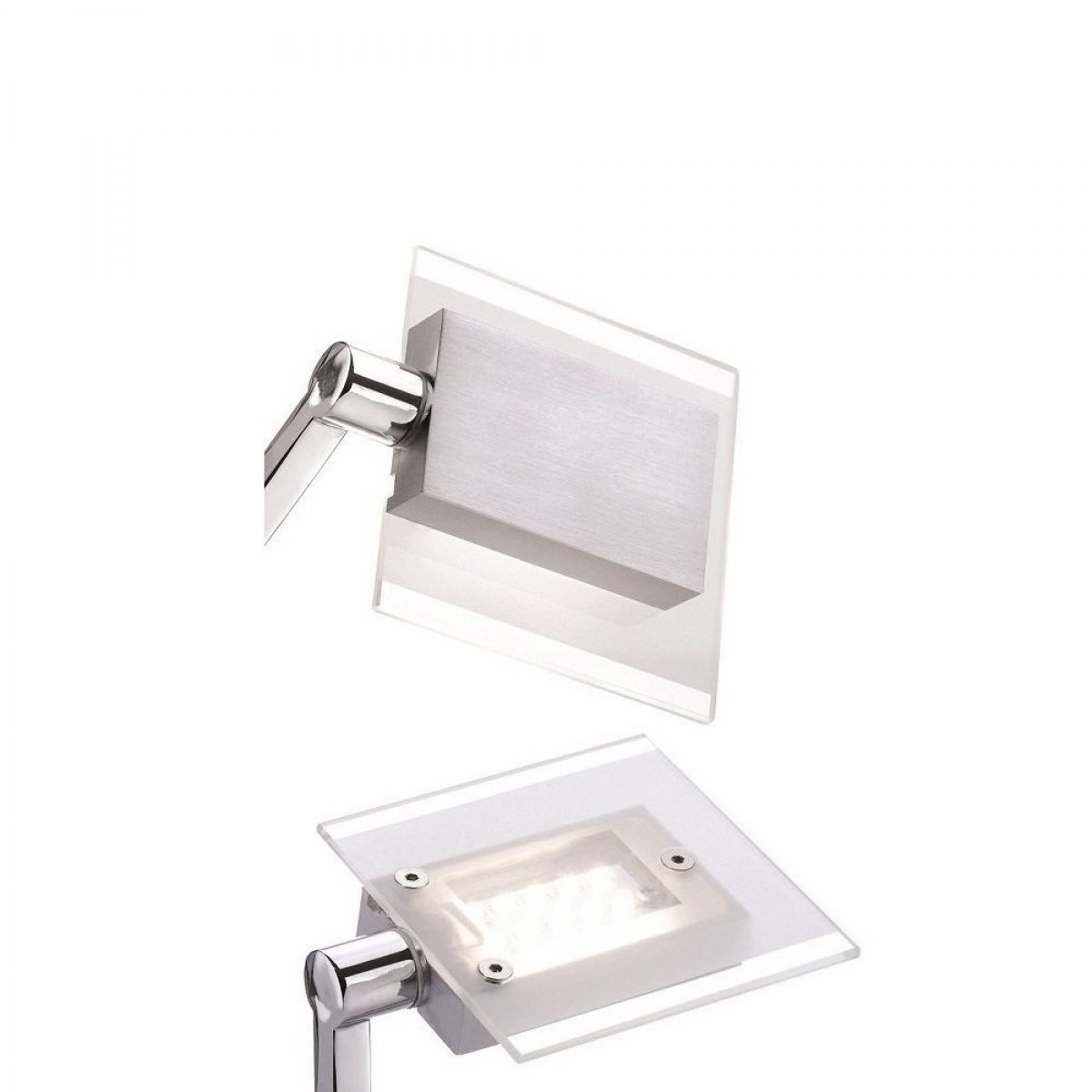 Fischer m6 LED 7 No. 32300 Glasblende teilsatiniert Rand klar