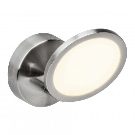 Brilliant Pluto LED Spotrohr 2 flg Deckenstrahler schwenkbar eisen/weiß 1000 Lumen LED integriert 
