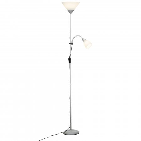kaufen Deckenfluter Brilliant Spari --> online G98811-05 No. silber mit Leuchten Lesearm & Lampen LED Leuchten weiß im