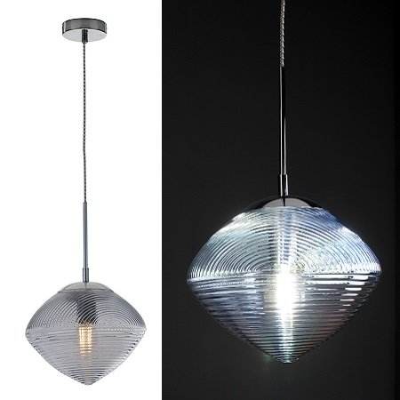Luce Design Greenwich E S1 BLU Pendelleuchte 1-flammig ECO Light -->  Leuchten & Lampen online kaufen im Shop