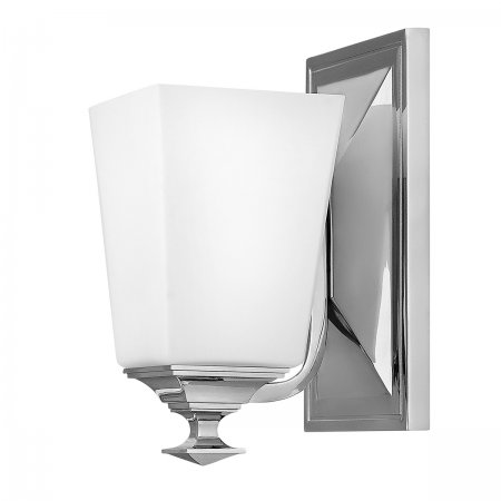 Elstead Lighting Baldwin 1-Light Wandleuchte 1-flammig Nickel poliert
