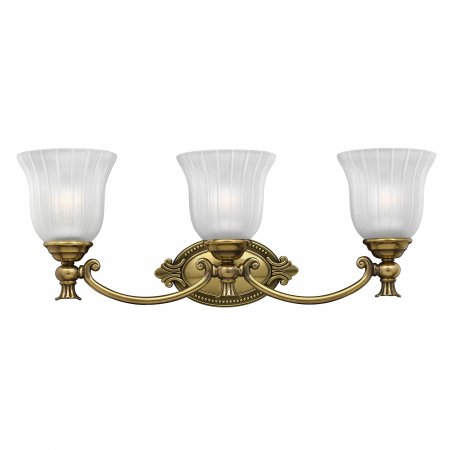 Elstead Lighting Francoise 3-Light Wandleuchte Messing brüniert IP44