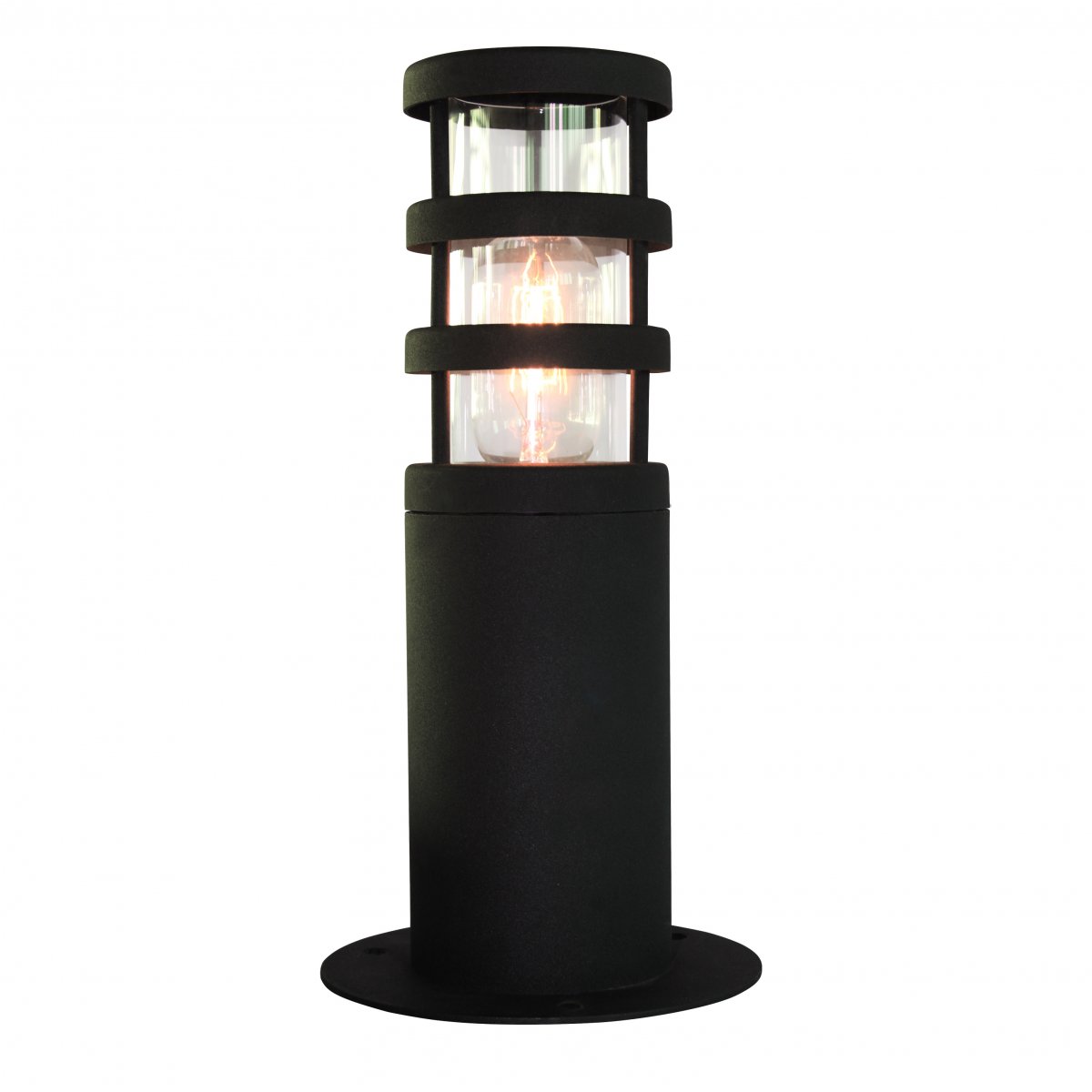 Elstead Lighting Hornbaek Outdoor 1-Light Bodenleuchte Schwarz 31cm IP44
