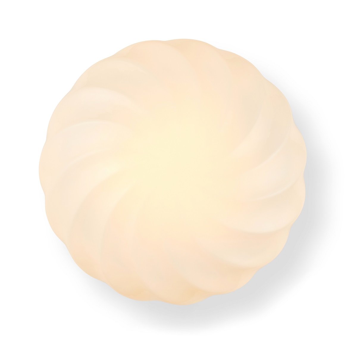 Halo Design 739547 Wand- & Deckenleuchte Twist opal antikes messing 35cm