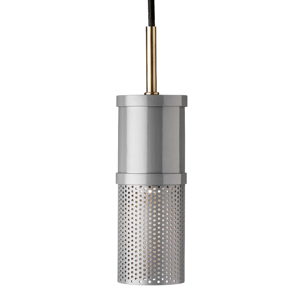 Halo Design 742448 Pendelleuchte Frame Cylinder GU10 grau 6cm