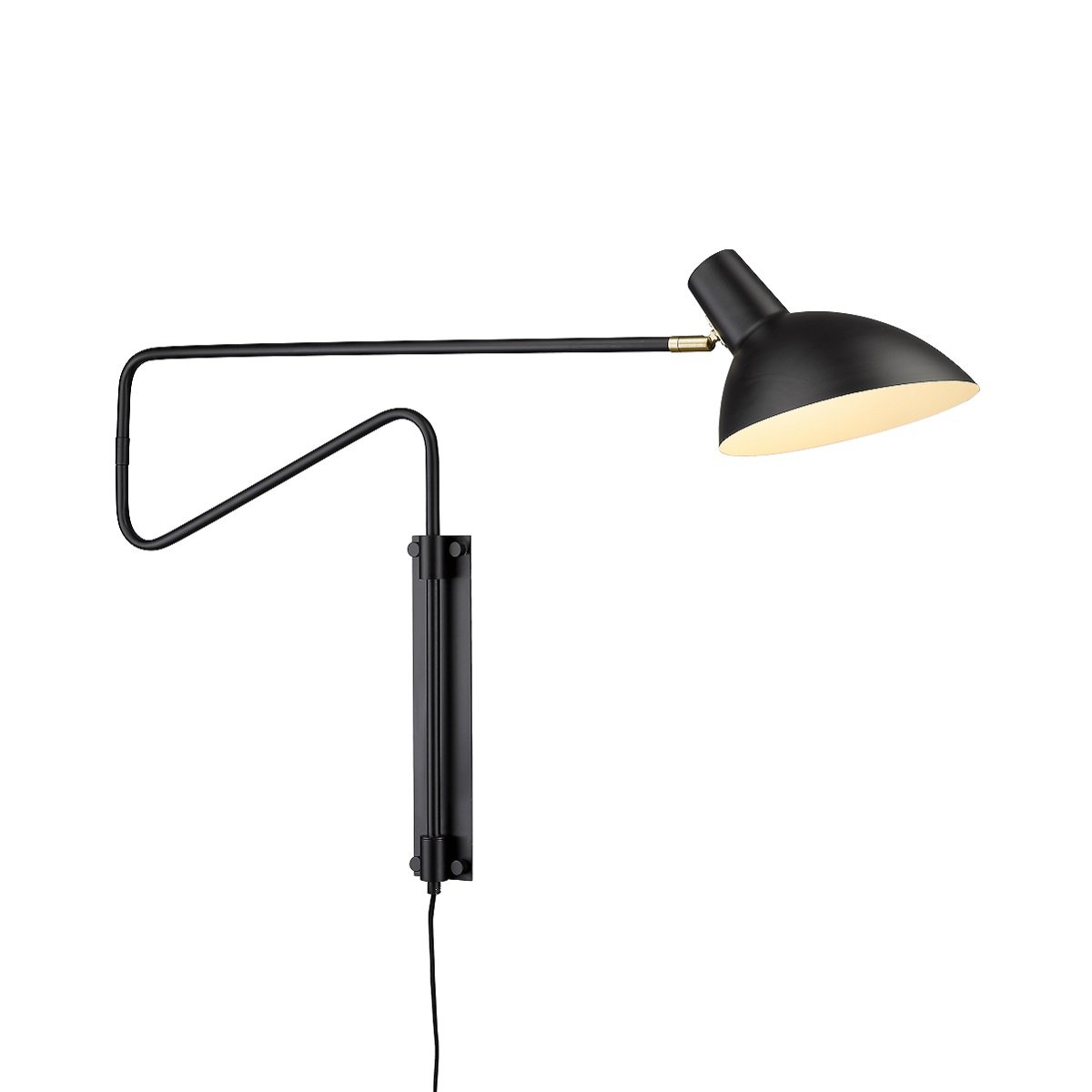 Halo Design 742745 Wandleuchte Metropole Deluxe medium schwarz