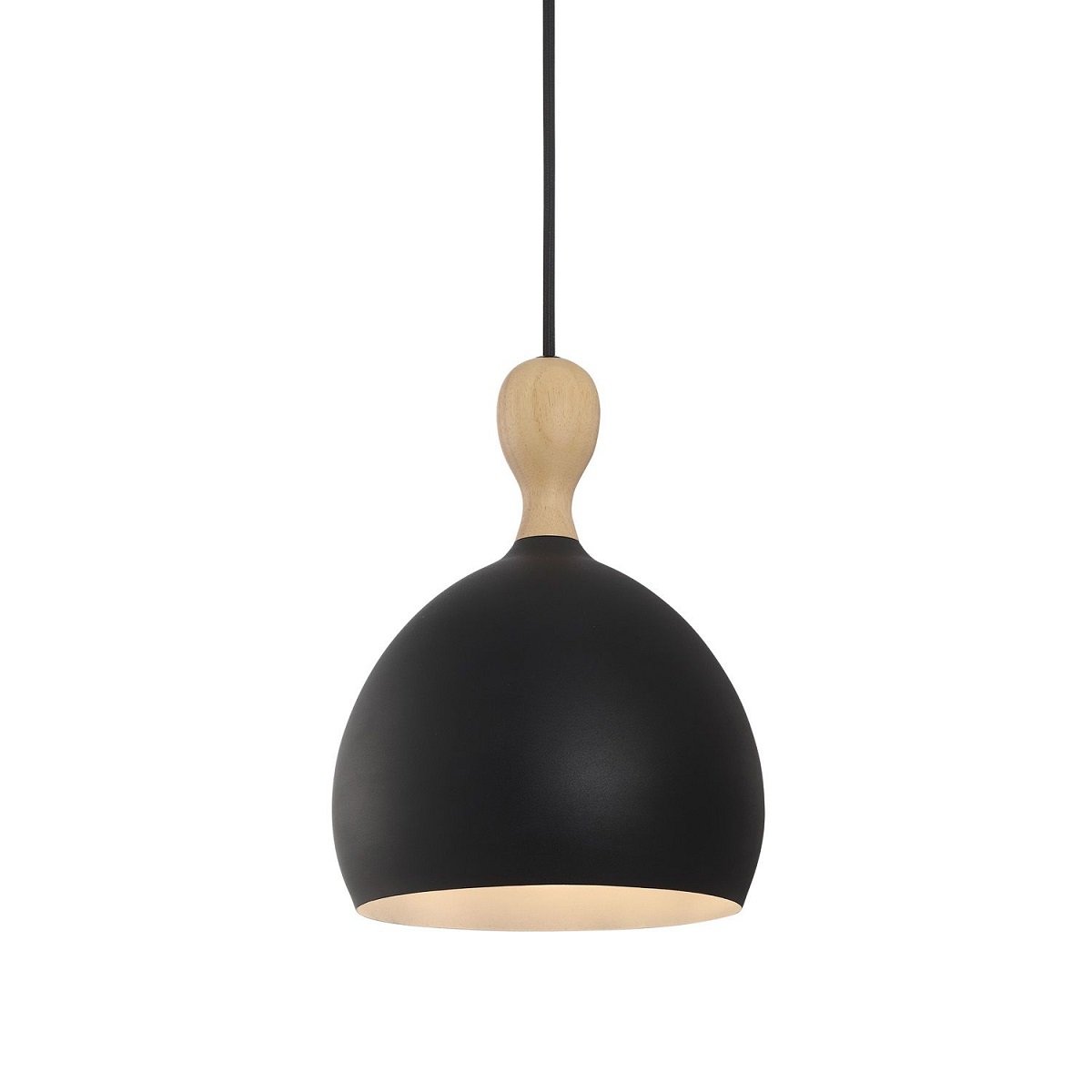 Halo Design 742875 Pendelleuchte Dueodde Metall E27 schwarz 18cm