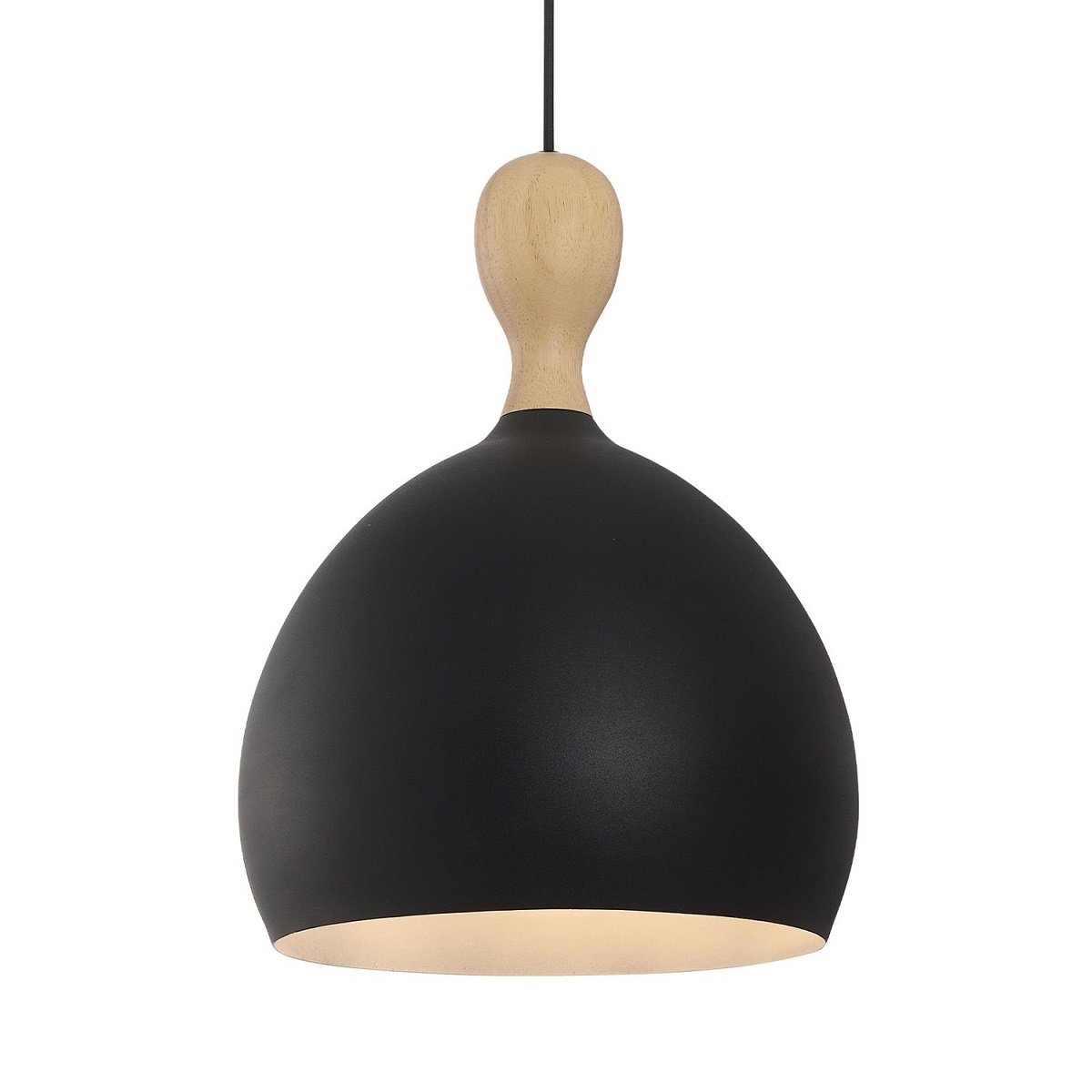 Halo Design 742899 Pendelleuchte Dueodde Metall E27 schwarz 30cm