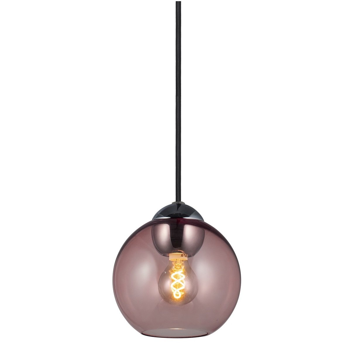Halo Design 743001 Pendelleuchte Bubbles 14cm rosa