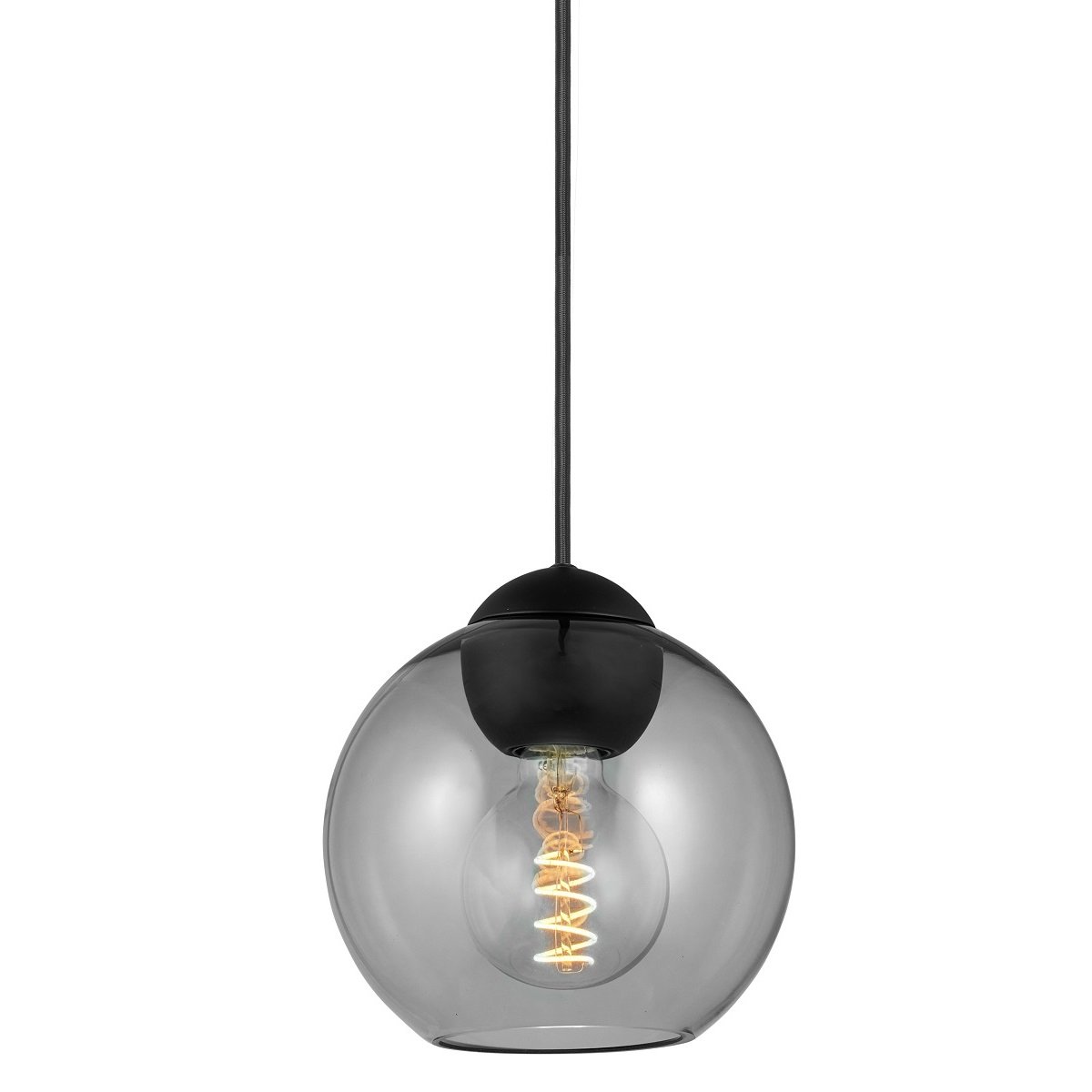 Halo Design 743070 Pendelleuchte Bubbles E27 smoke 18cm