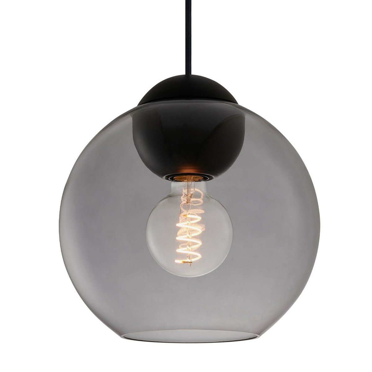 Halo Design 743162 Pendelleuchte Bubbles E27 smoke 24cm