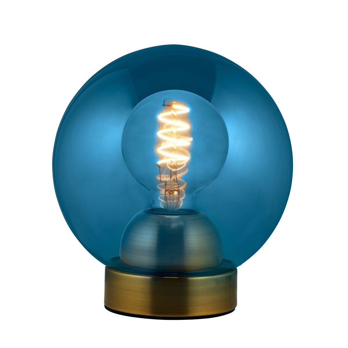 Halo Design 743261 Tischleuchte Bubbles E27 blau 18cm --> Leuchten & Lampen  online kaufen im Shop