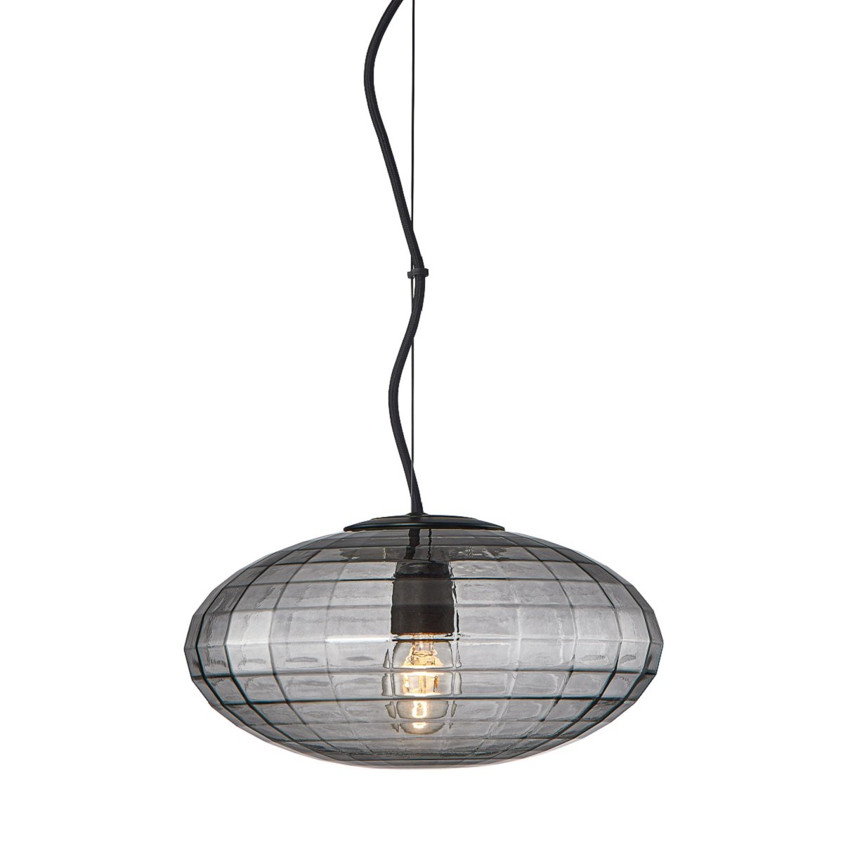 Halo Design 743759 Pendelleuchte Mesh 28cm smoke