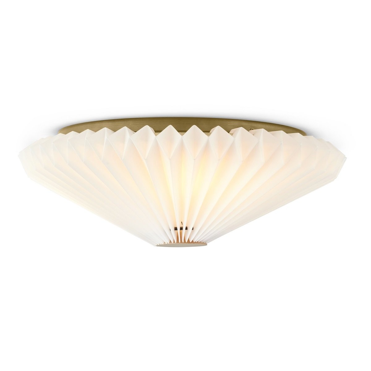 Halo Design 745098 Wand- und Deckenleuchte Paris 50cm wei� messing antik