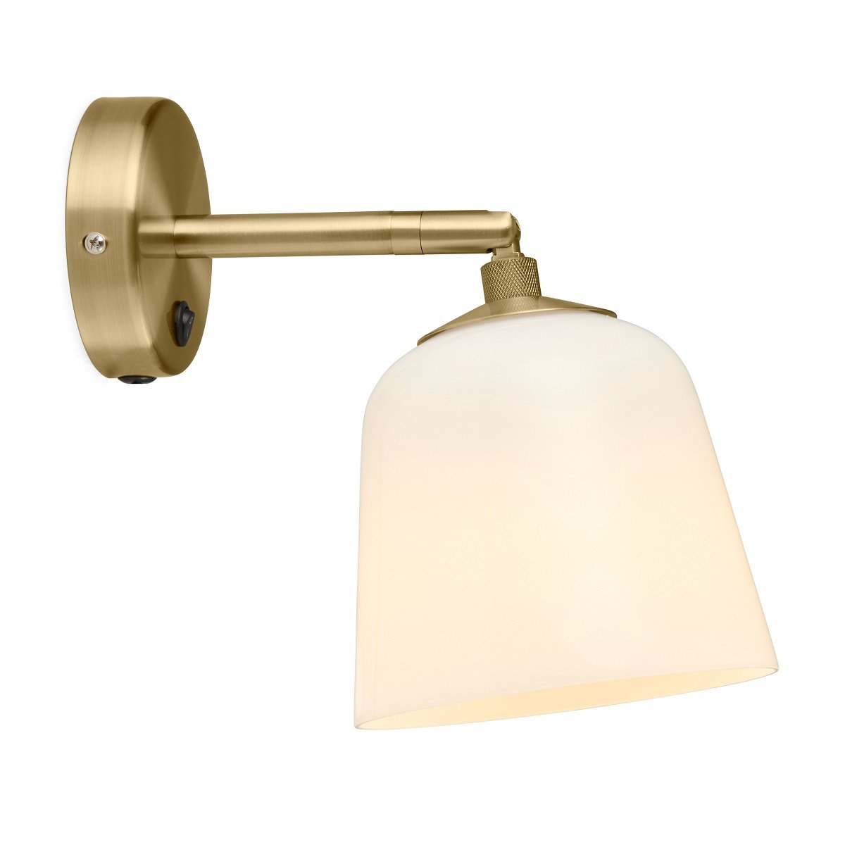 Halo Design 745272 Wandleuchte Room 49 antikes messing opal