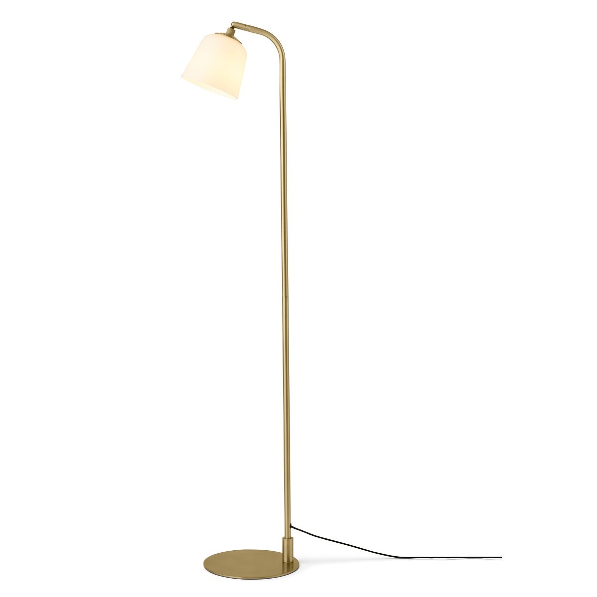 Halo Design 745418 Stehleuchte Room 49 antikes messing opal E27