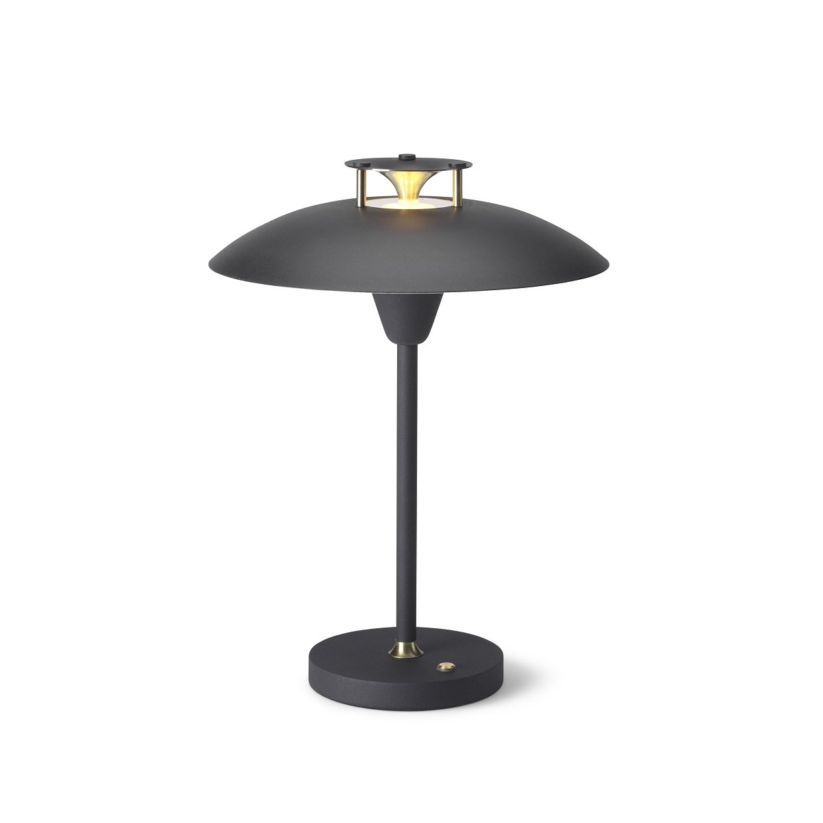 Halo Design 746040 LED Akku Tischleuchte Stepp 1-2-3 Schwarz dimmbar IP54