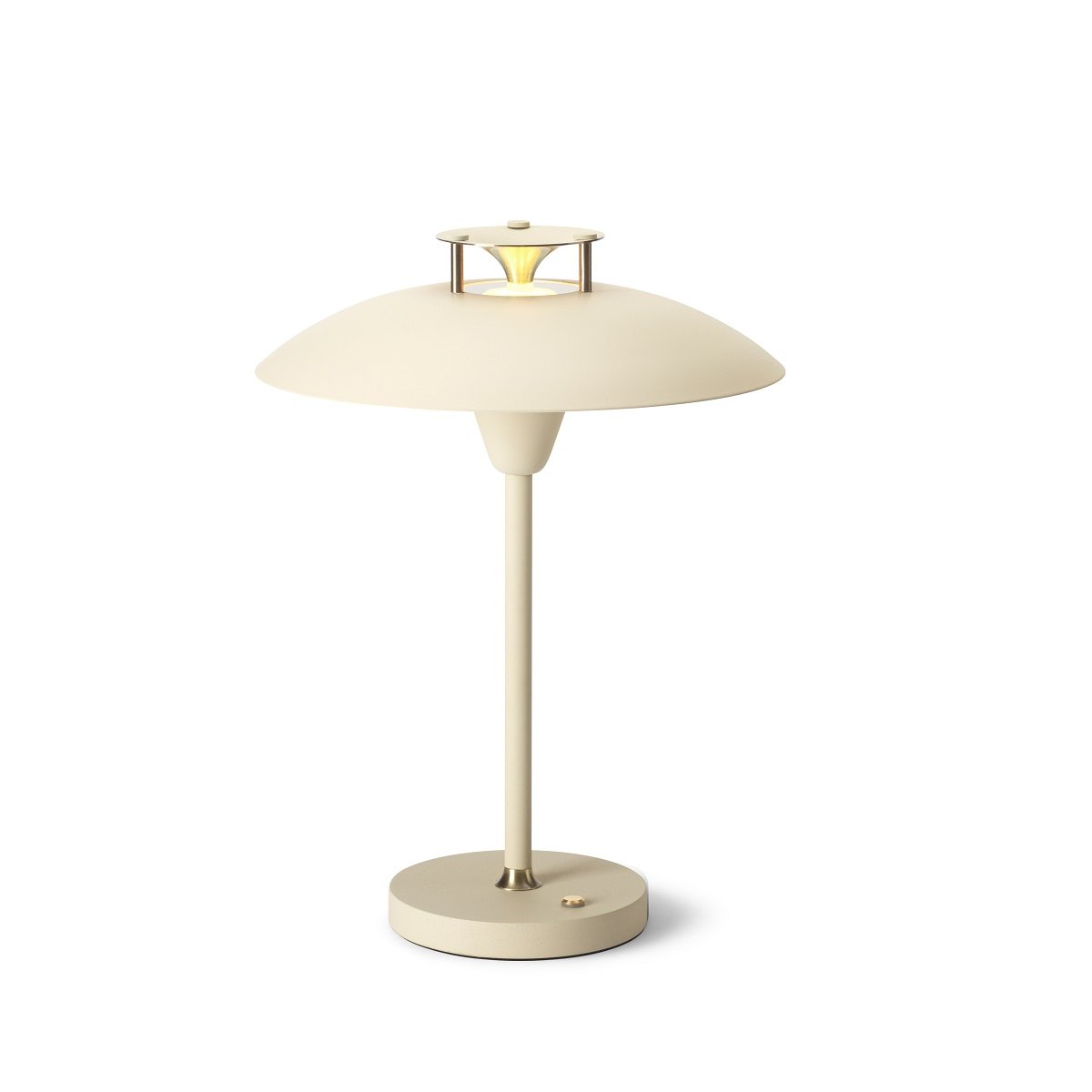 Halo Design 746057 LED Akku Tischleuchte Stepp 1-2-3 Cream dimmbar IP54