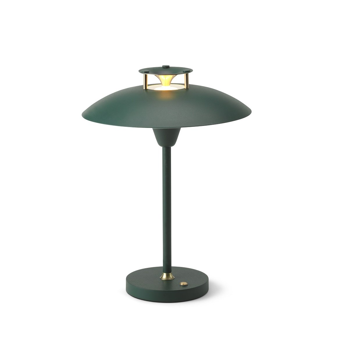 Halo Design 746071 LED Akku Tischleuchte Stepp 1-2-3 Dunkelgr�n dimmbar IP54