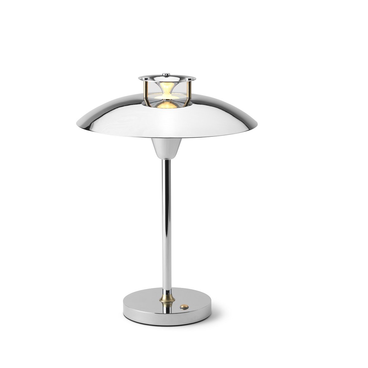 Halo Design 746095 LED Akku Tischleuchte Stepp 1-2-3 Chrom dimmbar IP54