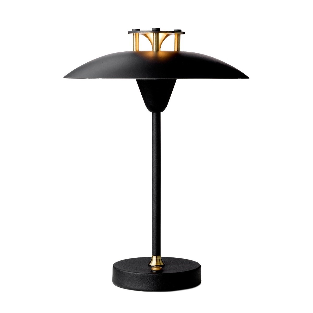 Halo Design 746125 LED Akku Tischleuchte Mini Stepp 1-2-3 Schwarz dimmbar IP44