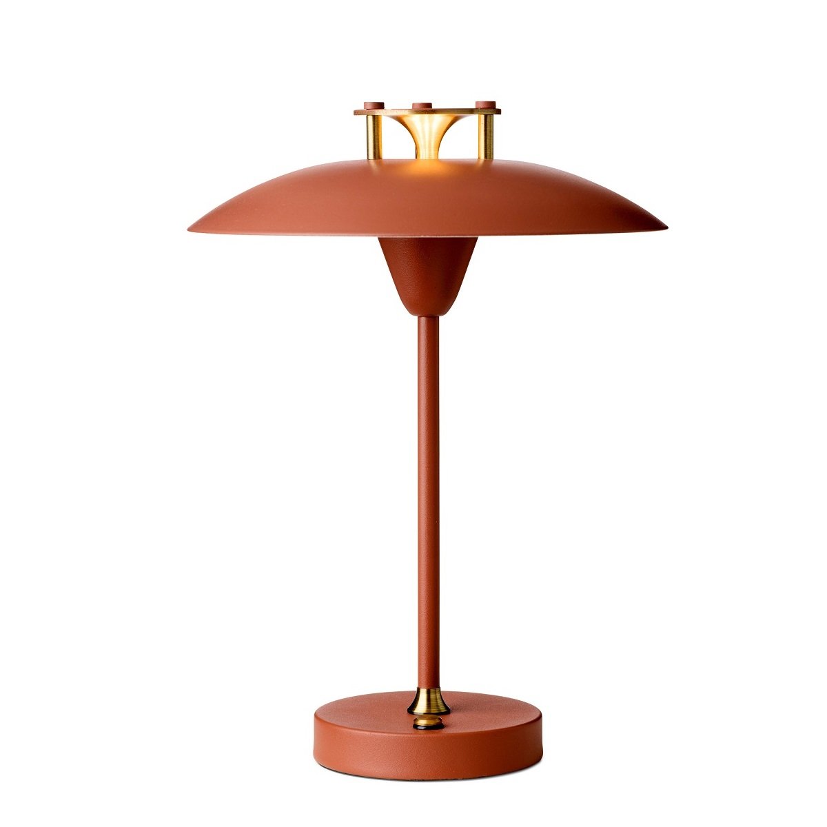 Halo Design 746132 LED Akku Tischleuchte Mini Stepp 1-2-3 Terrakotta dimmbar IP44