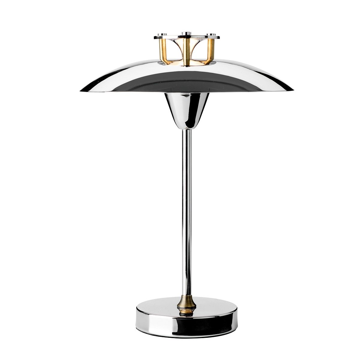 Halo Design 746163 LED Akku Tischleuchte Mini Stepp 1-2-3 Chrom dimmbar IP44