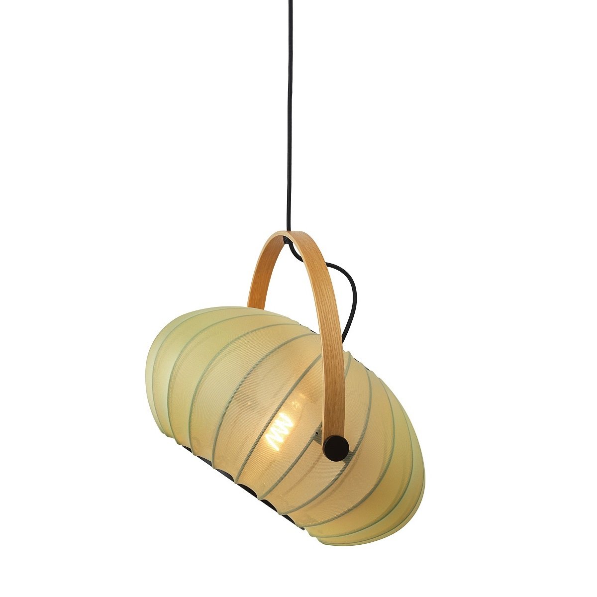 Halo Design 746361 Pendelleuchte DC Textile 40cm Waldgr�n E27