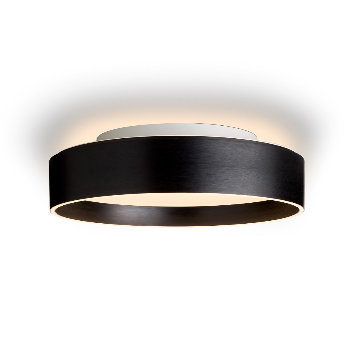 Halo Design 746392 Universal 3 Lite LED Deckenleuchte 2700K 42cm schwarz 3 Step Dim