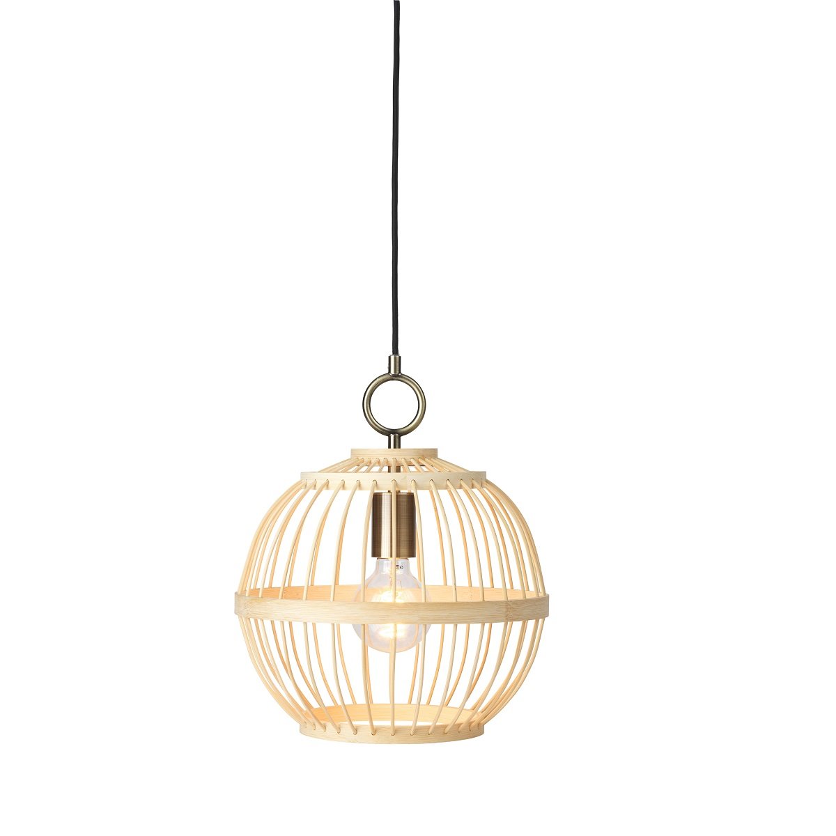 Halo Design 746712 Pendelleuchte Stockholm Nordic Edition 30cm Natur