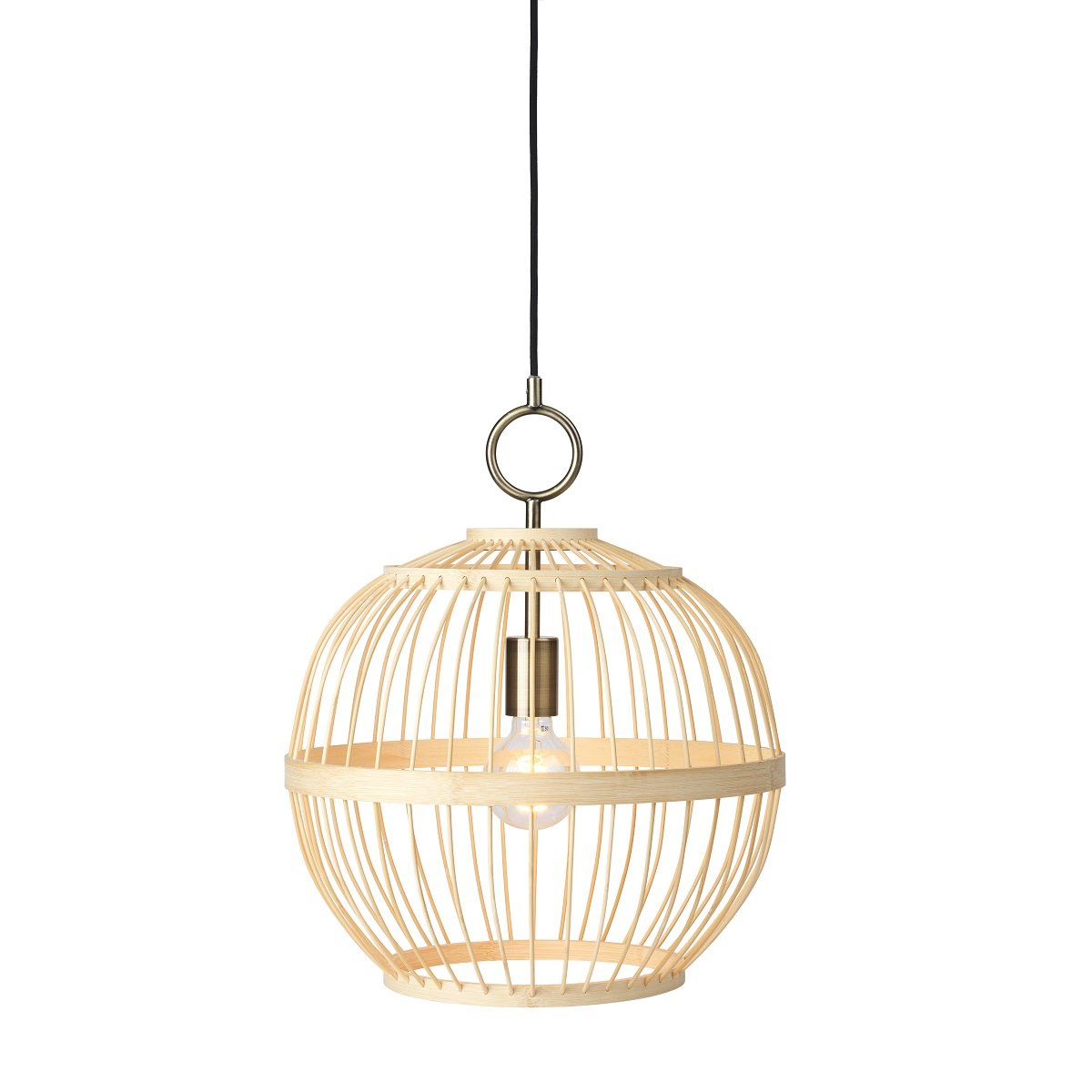 Halo Design 746743 Pendelleuchte Stockholm Nordic Edition 40cm Natur