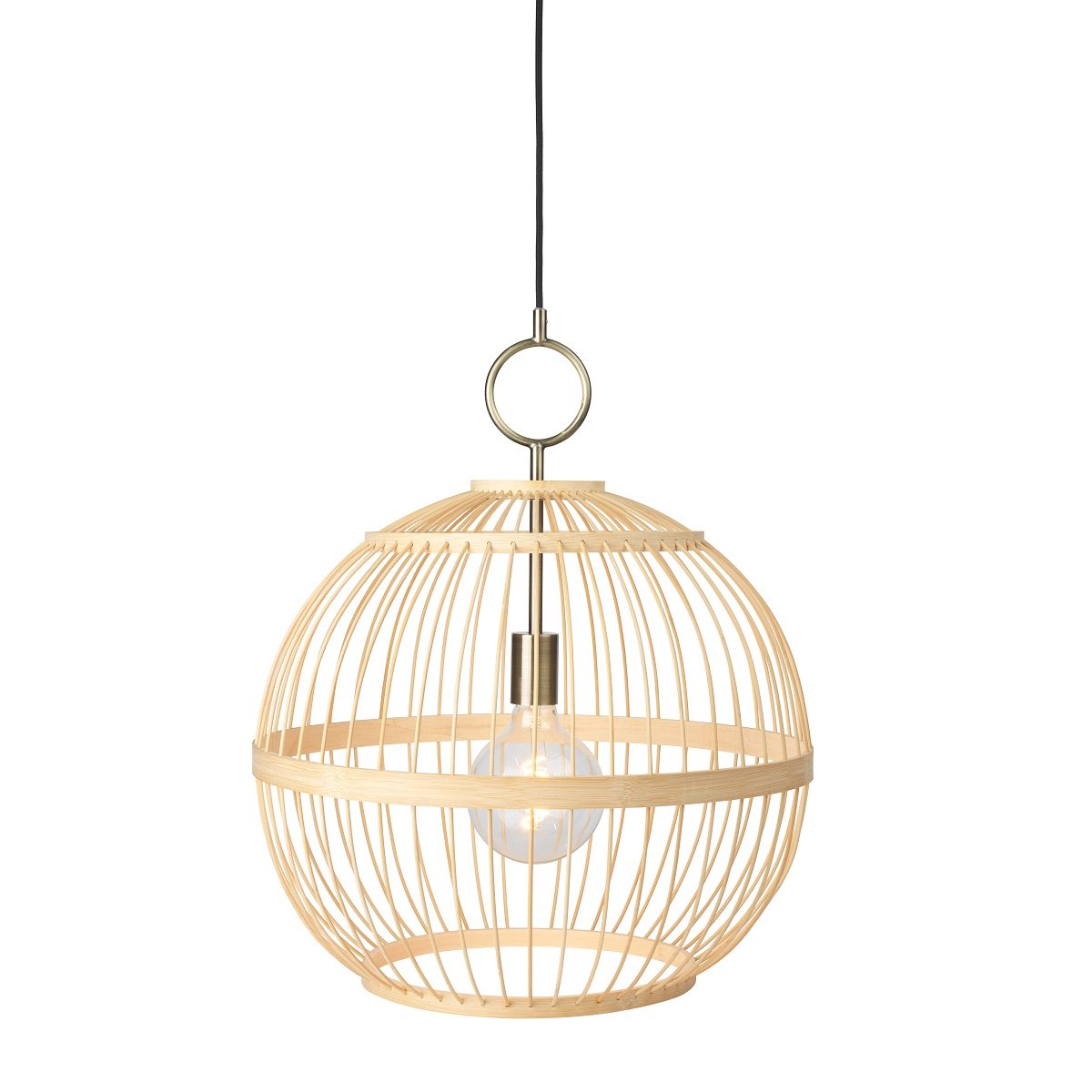 Halo Design 746774 Pendelleuchte Stockholm Nordic Edition 50cm Natur