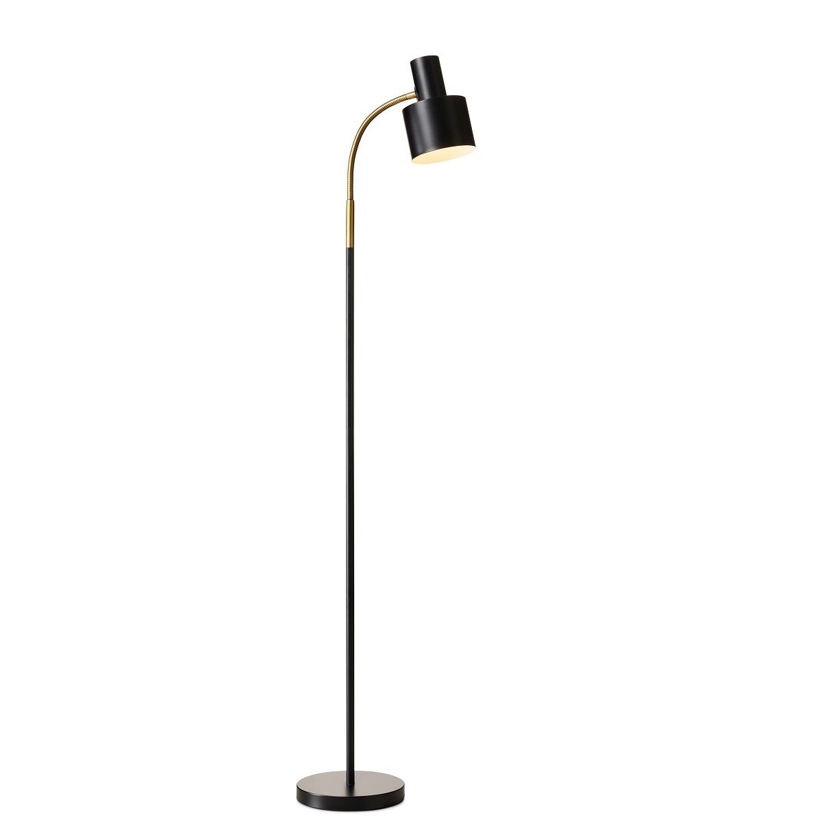 Halo Design 746866 Stehleuchte Vogue Schwarz Messing