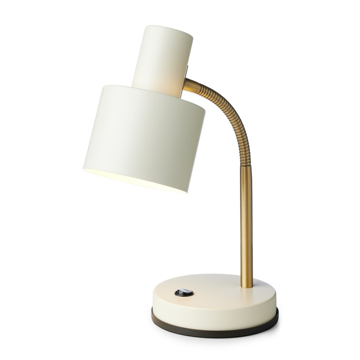Halo Design 746910 Vogue Tischleuchte Creme Messing E27