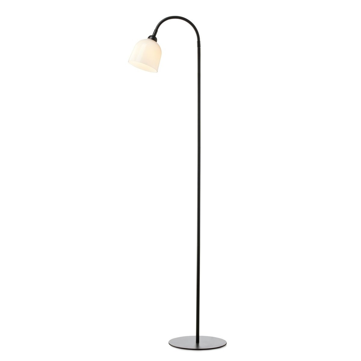 Halo Design 747290 Glow Stehleuchte 1-flammig schwarz opal E14