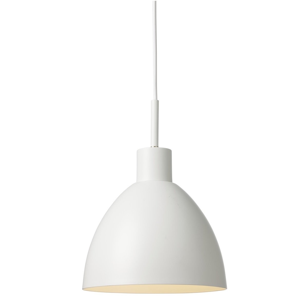 Halo Design 747320 Rock Pendelleuchte Wei� mit Messing 20cm