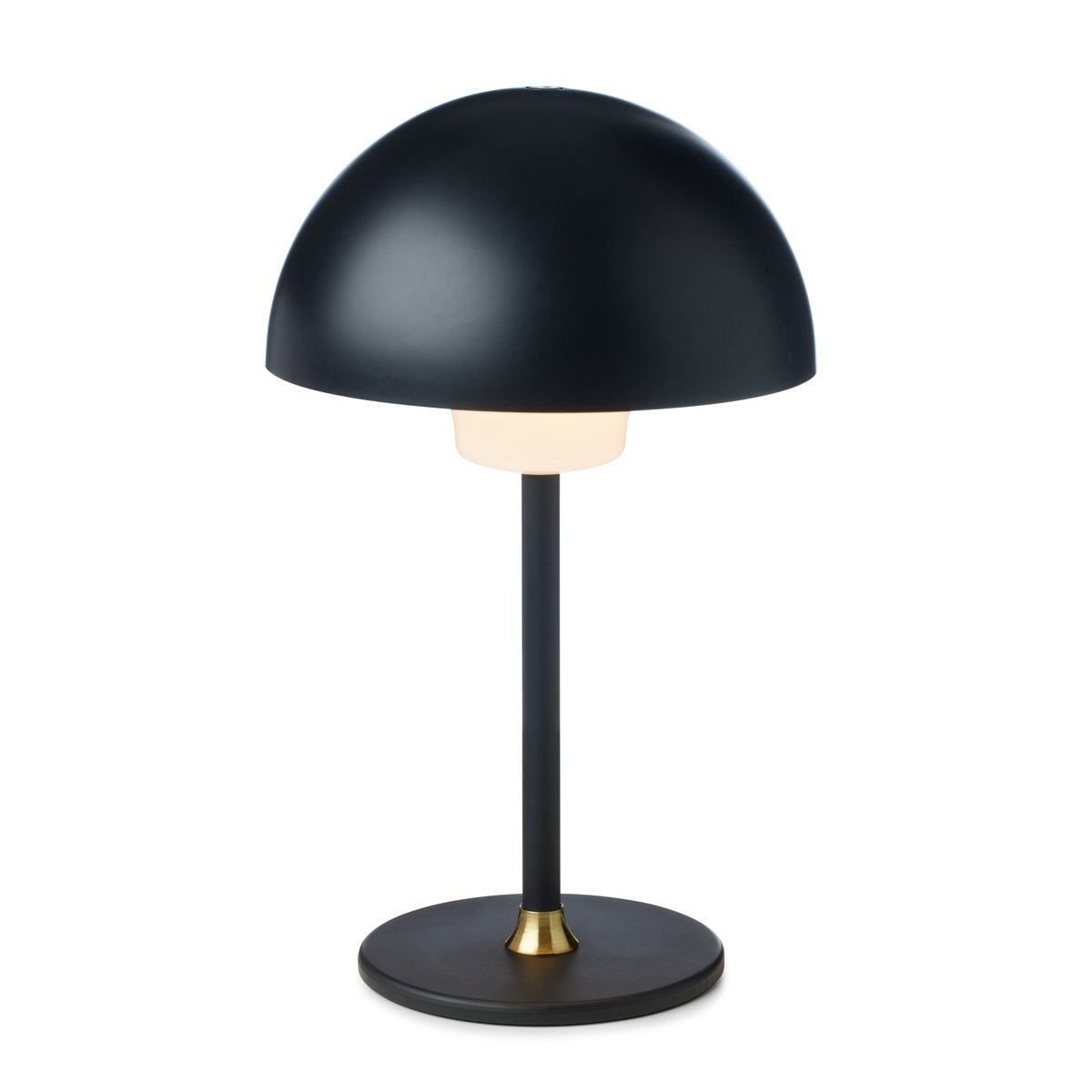 Halo Design 747573 Moon Light LED Akku Tischleuchte schwarz messing