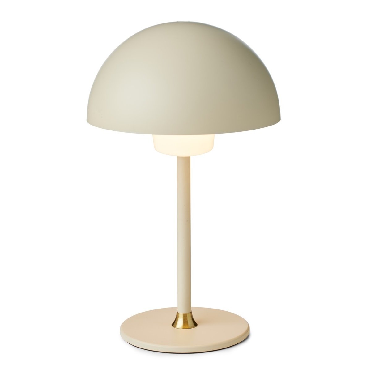 Halo Design 747597 Moon Light LED Akku Tischleuchte creme messing