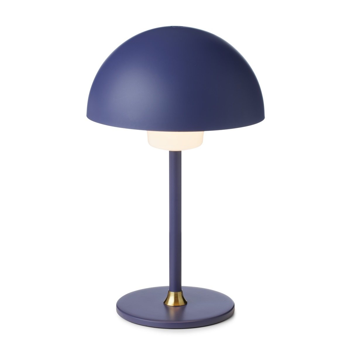 Halo Design 747603 Moon Light LED Akku Tischleuchte blau messing