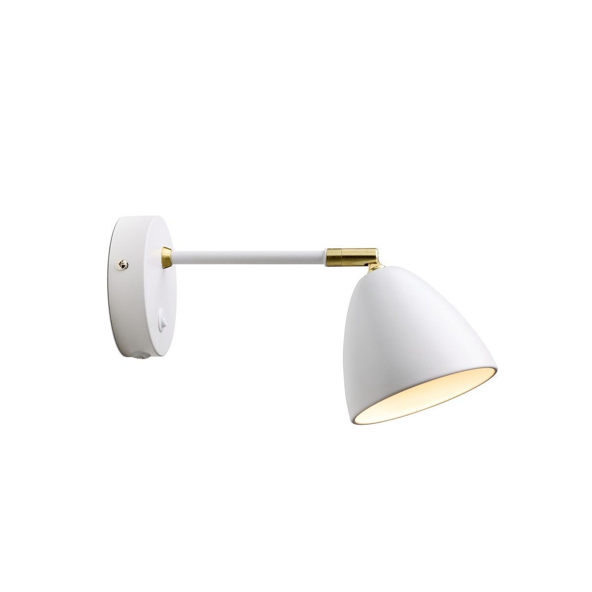 Halo Design 747863 Wandleuchte Room 1-flammig Wei� Messing