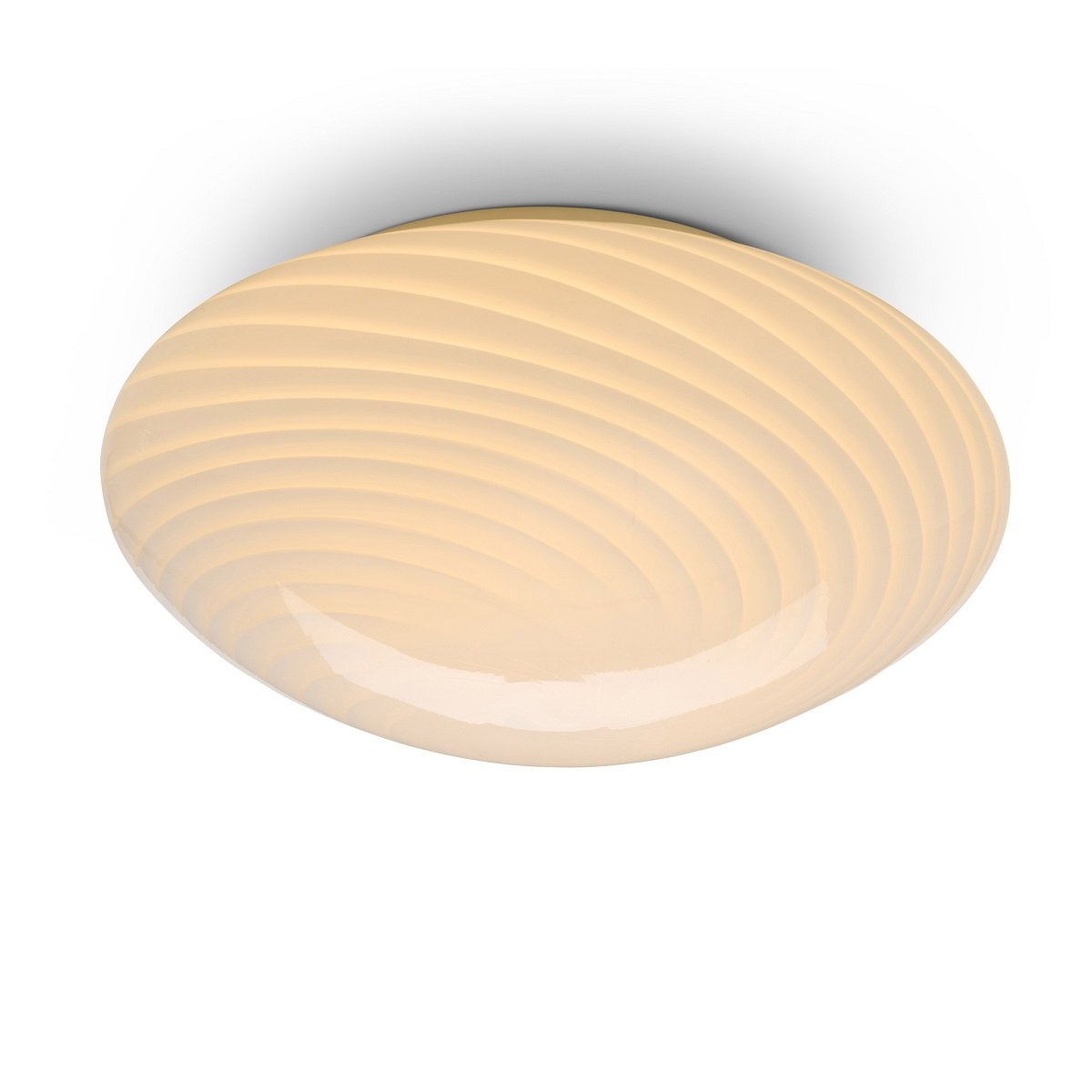 Halo Design 748679 Wand-und Deckenleuchte Candy 30cm Opal Messing