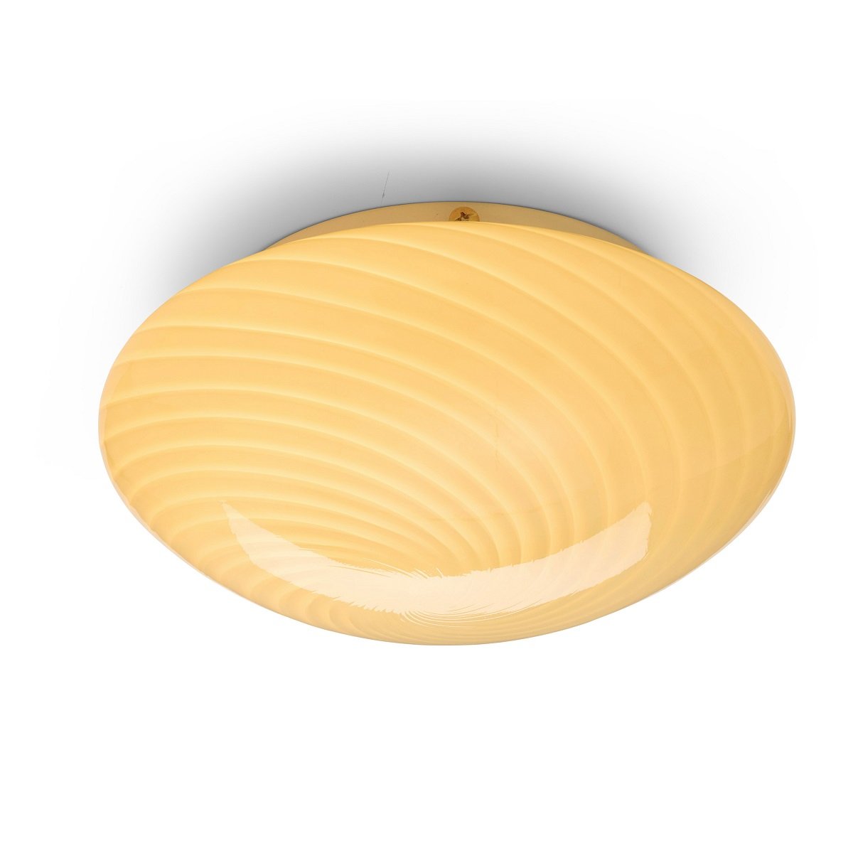 Halo Design 748693 Wand-und Deckenleuchte Candy 30cm Cream Messing