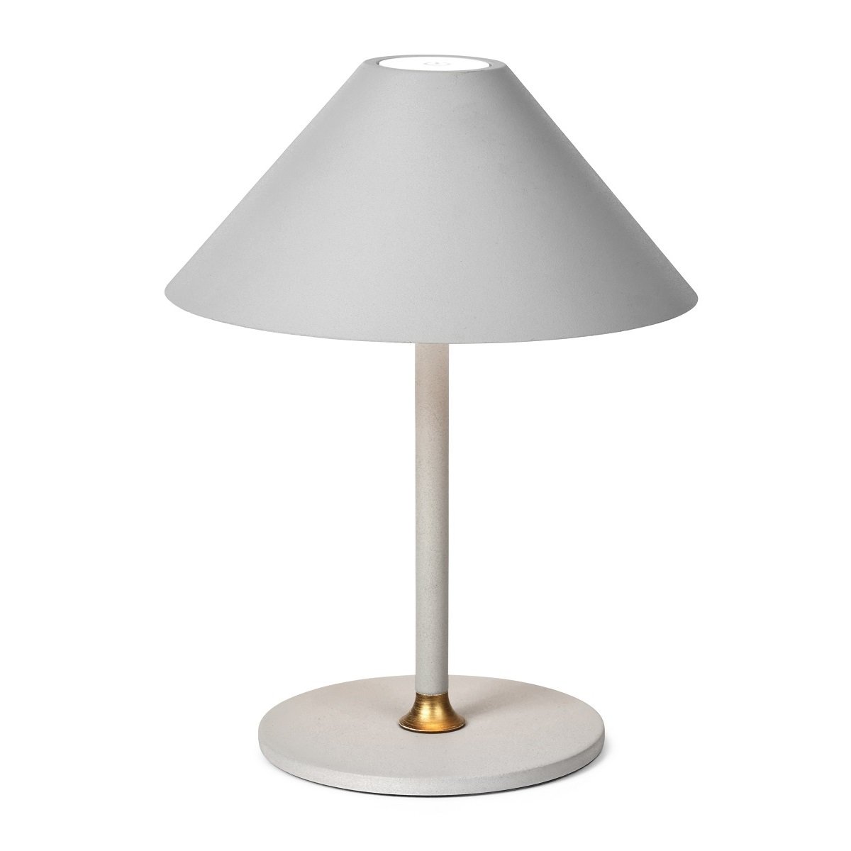 Halo Design 800810 LED Akku Tischleuchte Hygge wei� grau