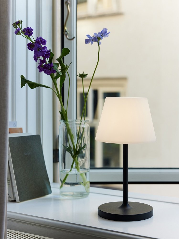 New Northern Lampen Halo matt Tischleuchte kaufen im 800933 Design & 15cm Shop Leuchten online schwarz -->