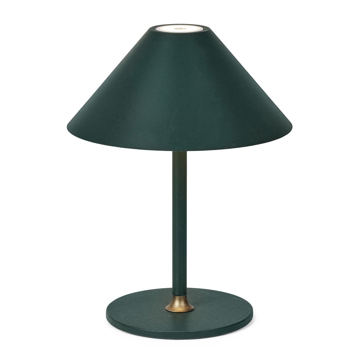 Halo Design 801015 LED Akku Tischleuchte Hygge dunkelgr�n 25cm