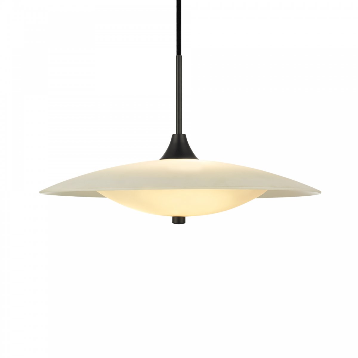 Halo Design 991317 Pendelleuchte BARONI 46 schwarz opal